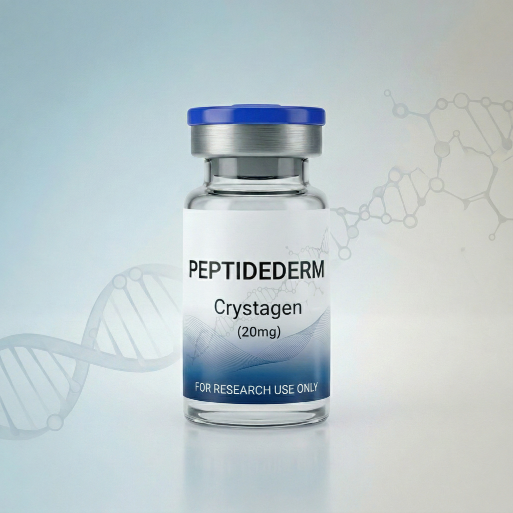 A laboratory researcher using a peptides calculator to determine the reconstitution volume for a lyophilized research compound.