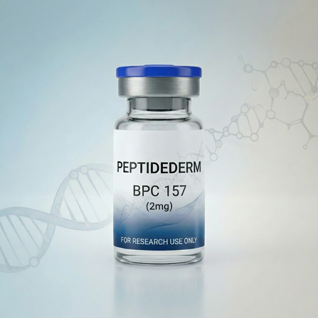 BPC-157 pentadecapeptide lyophilized powder vial